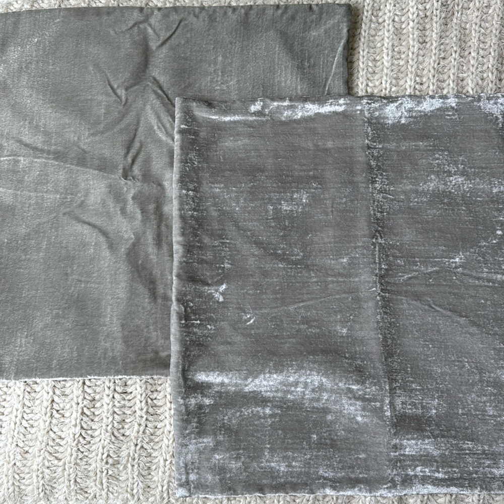 Set of 2 20x20 West Elm Pillow Covers (COVERS ONLY)